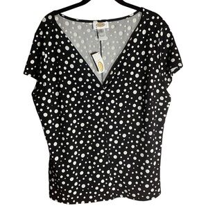 Talbots Blouse ,Polka dots, NWT
